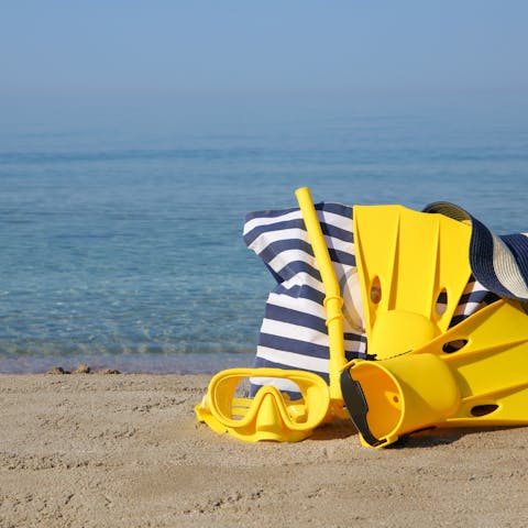 Drive to the beach in less than twenty minutes
