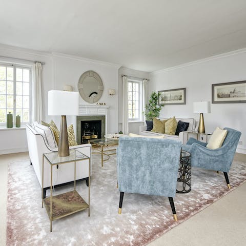 Relax amid the elegant decor of this refined home-from-home