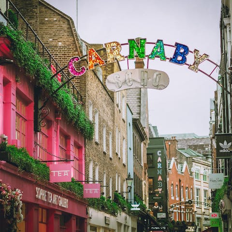 Shop till you drop on Carnaby Street