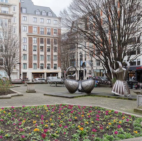 Stay right on Golden Square, just a few minutes from Piccadilly Circus and Regent Street