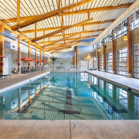 Enjoy access to the shared swimming pool and resort facilities