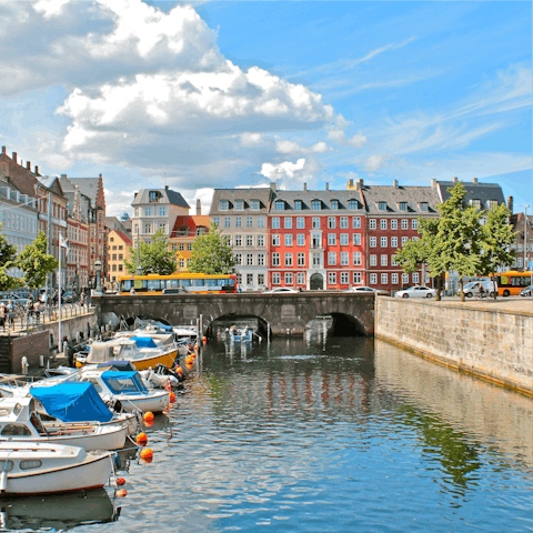 Stay in the heart of Copenhagen, near the famous Strøget