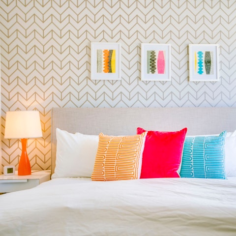Sleep in bedrooms with bags of personality