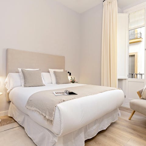 Wake up rested and ready for another day of Seville sightseeing