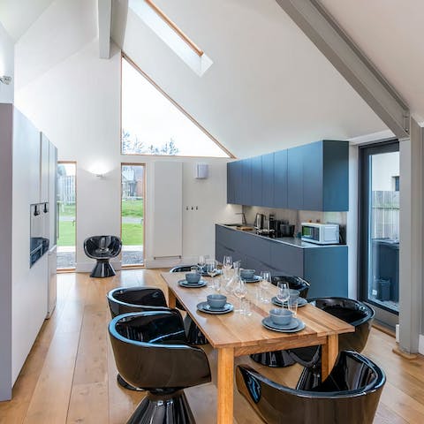 Rustle up hearty neeps and tatties in the made-for-action kitchen