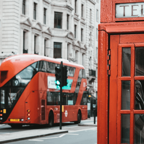 Check out the designer shopping on Regent Street, just over a ten-minute walk
