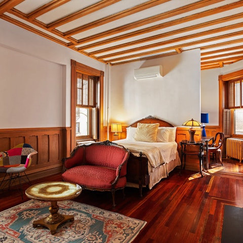 Look forward to a blissful sleep in the comfortable bed