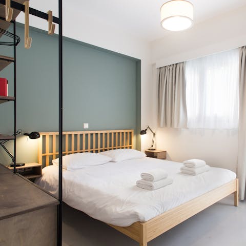 Sleep soundly in the soothing atmosphere of the bedroom