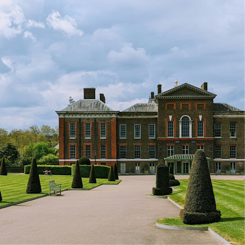 Wander the grounds of Kensington Palace, twenty minutes away