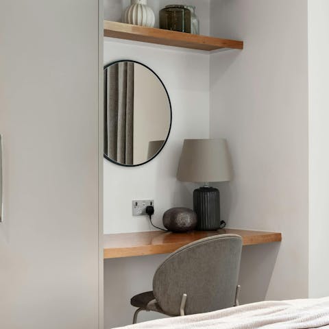 Get into focus mode at the dedicated desk