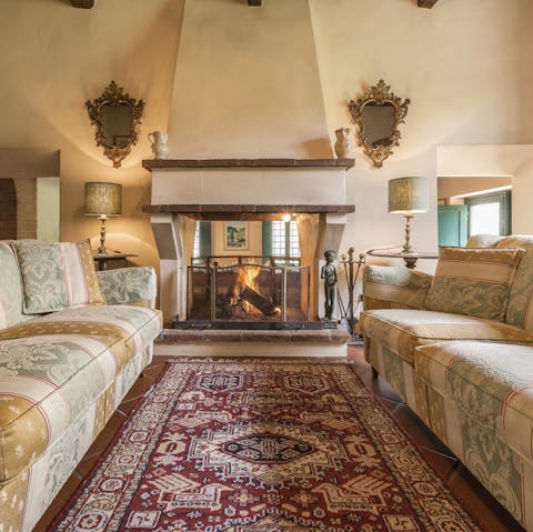 Snuggle up by the fire and lose yourself in a good book