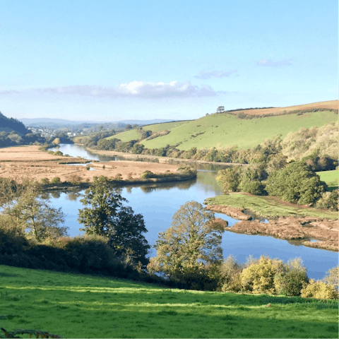Explore the rolling hills and riverside walks around Totnes