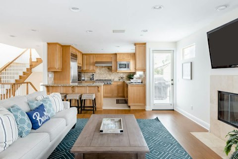 Cook, gather, and unwind in one bright connected space
