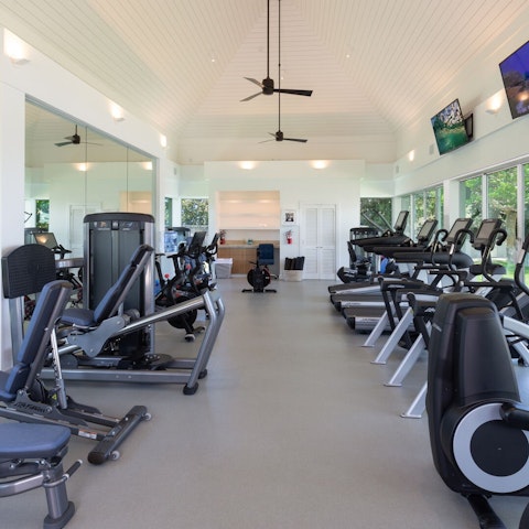 Make the most of the resort amenities, like the modern gym