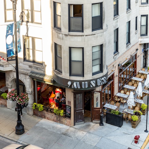 Step outside the building to sample some of the local eateries