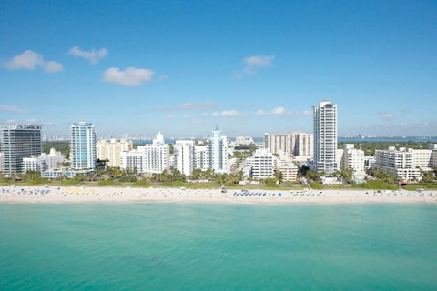 Relax by the water at South Beach, around a fifteen-minute drive from your door