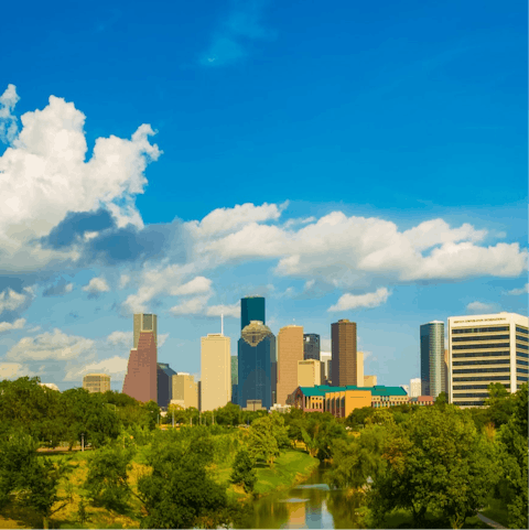 Stroll around the local Skyline District, or walk fifteen minutes to central Downtown