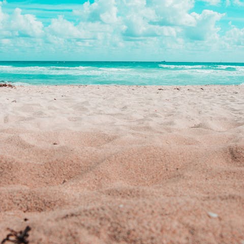 Wander out of the resort and onto the beautiful beach