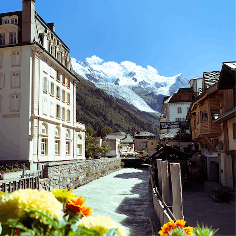 Explore the scenic ski resort of Chamonix