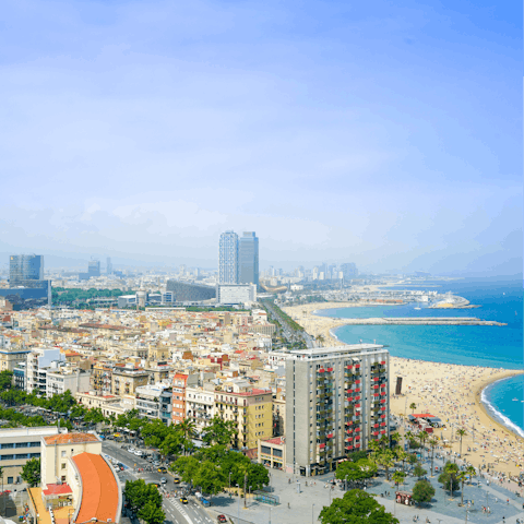Opt for a change of pace and make the forty-five minute drive into Barcelona
