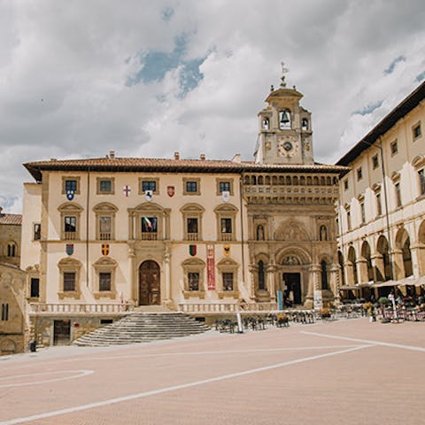 Take a day trip to the beautiful city of Arezzo