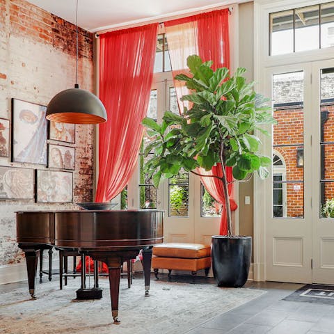 Relax in the communal lounge