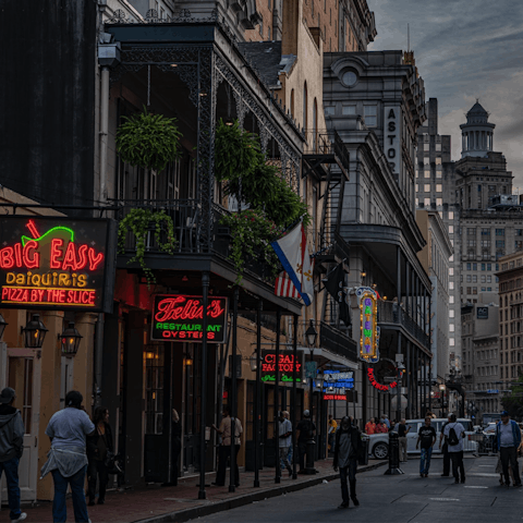 Walk to many of the city's hotspots