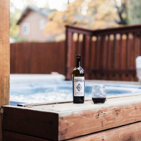 Unwind in the hot tub