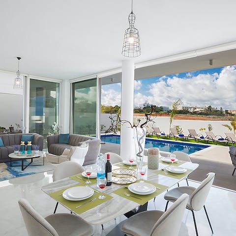 Dine on Cypriot favourites while relishing in the sea breeze