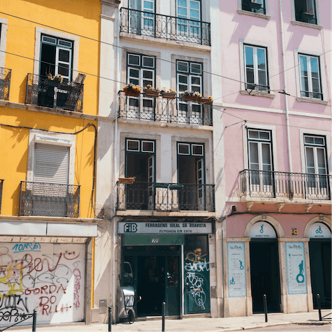 Explore the lively Barrio Alto, just an eighteen-minute walk away