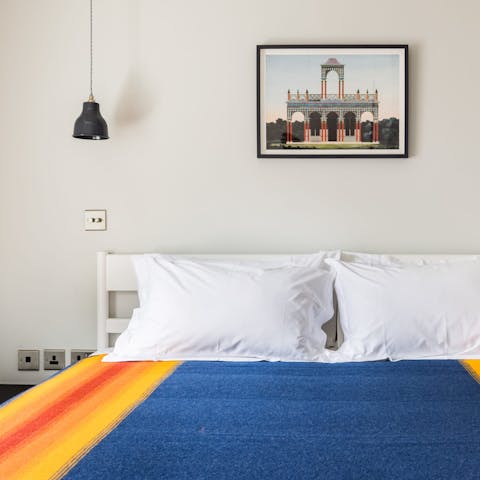 Rest easy in the sumptuous beds and wake up excited to explore