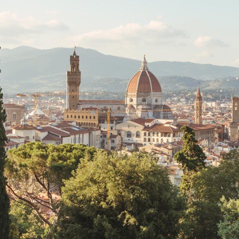 Explore the city, including the Galleria Dell'Accademia, just steps away