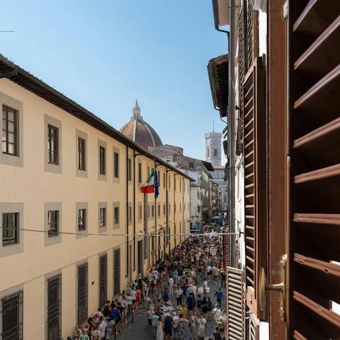 Take in the stunning views over Florence