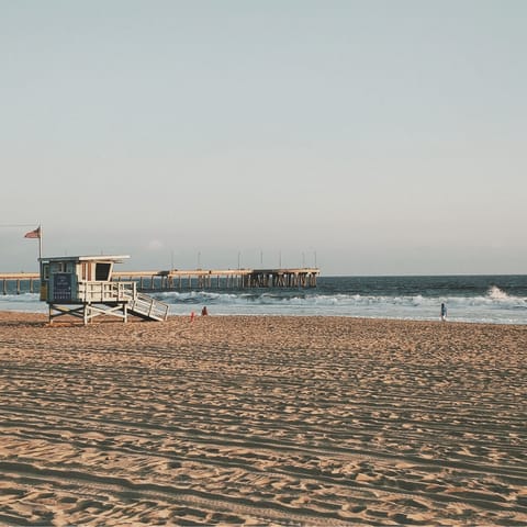 Swap the city for the sea with a twenty-minute drive out to Venice Beach