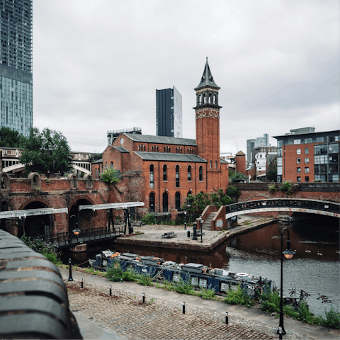 Begin your stay with a stroll through Castlefield