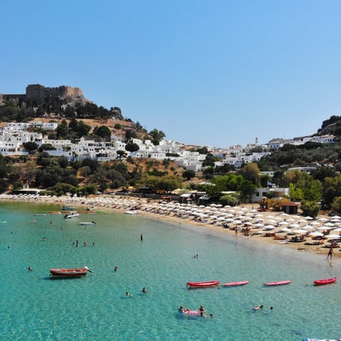 Explore the nearby beaches – just a short drive away