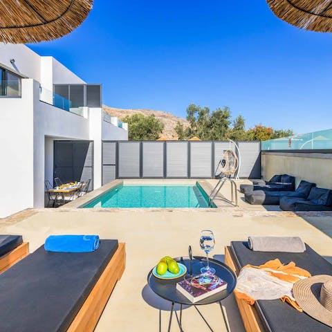 Spend slow days drifting between the pool and a sun lounger