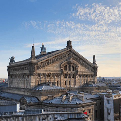 Spend a culture-filled evening at the Palais Garnier