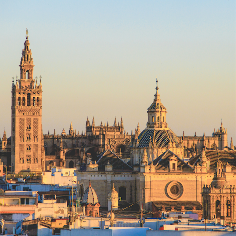Visit the Catedral de Sevilla, just 300 meters away