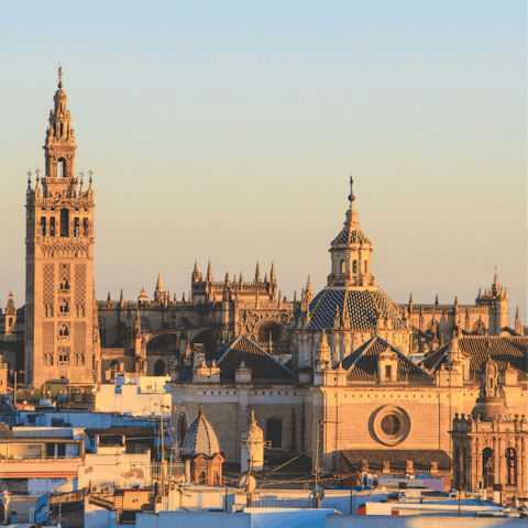 Visit the Catedral de Sevilla, just 300 meters away