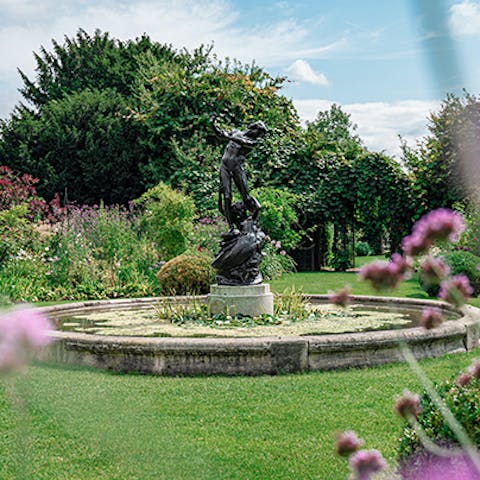 Enjoy a fresh-air filled stroll through nearby Regent's Park