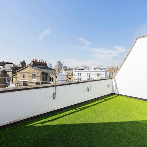 Soak up the sunshine from the rooftop terrace
