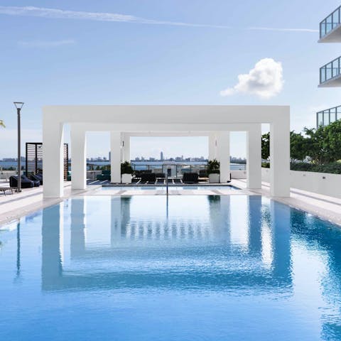 Take advantage of shared amenities including a stunning outdoor pool