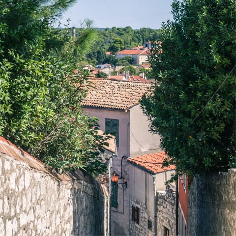 Discover the cobbled market town of Rovinj, fifteen miles from this home