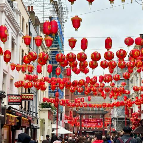 Grab a bite to heat at nearby Chinatown
