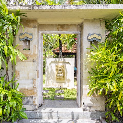 Recentre yourself in your own peaceful oasis