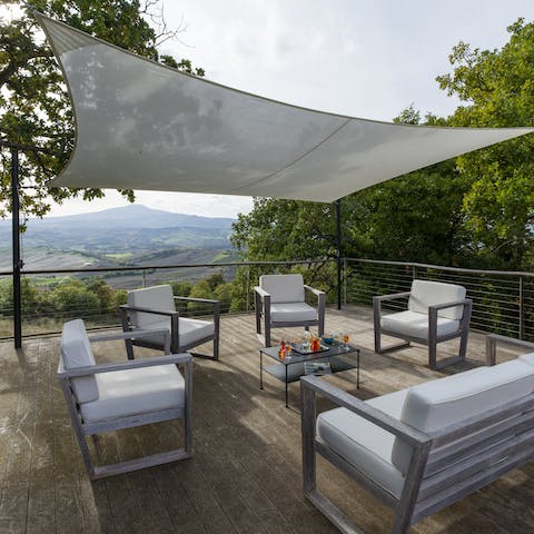 Sneak away with a good book and curl up here