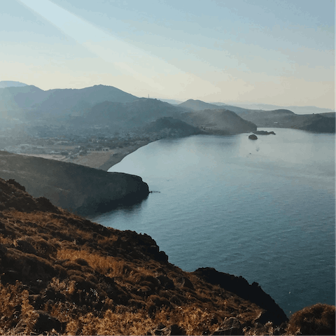 Take a road trip along the beautiful coast of Lesbos