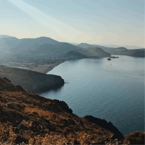 Take a road trip along the beautiful coast of Lesbos