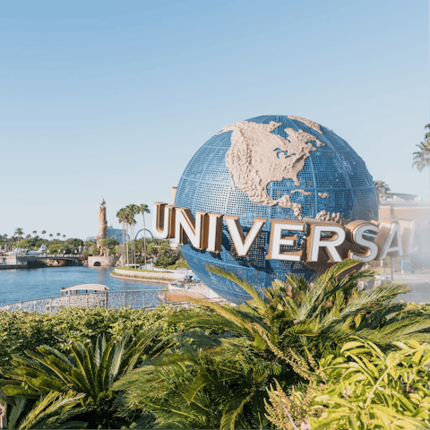Reach Universal Studios and more in under thirty minutes